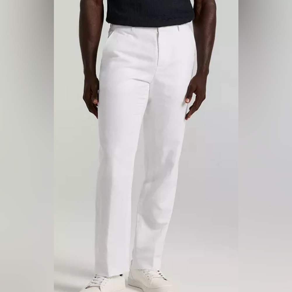 Perry Ellis Slim Fit Linen Pants 34/30 NWT
